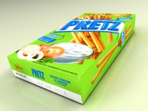 glico pretz snack sticks max 3D Model