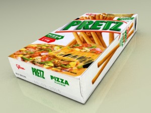 glico pretz snack sticks max 3D Model