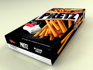 glico pretz snack sticks max 3D Model