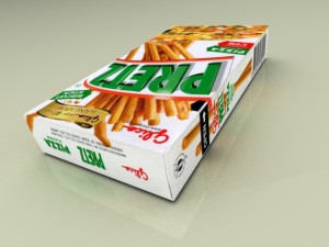glico pretz snack sticks max 3D Model