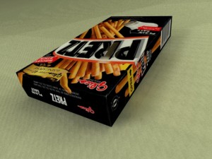 glico pretz snack sticks max 3D Model