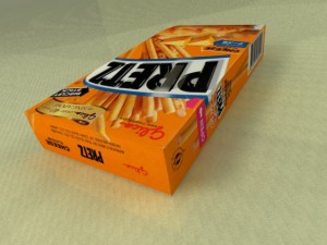 glico pretz snack sticks max 3D Model