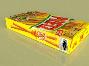 glico pretz snack sticks blend 3D Model