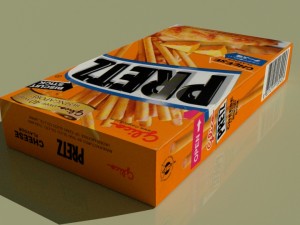 glico pretz snack sticks blend 3D Model