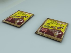 mr tea 3-in-1 milk tea sachets big bag max 3D 模型