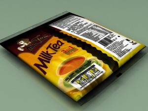 mr tea 3-in-1 milk tea sachets big bag blend Modelo 3D