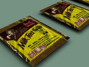 mr tea 3-in-1 milk tea sachets big bag blend Modelo 3D