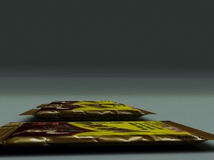 mr tea 3-in-1 milk tea sachets big bag blend Modelo 3D