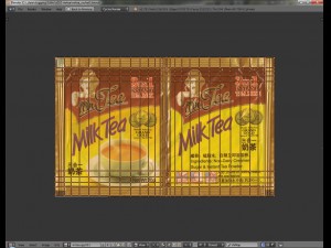 mr tea 3-in-1 milk tea sachets big bag blend Modelo 3D