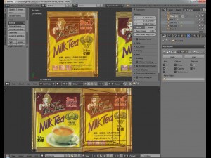 mr tea 3-in-1 milk tea sachets big bag blend Modelo 3D