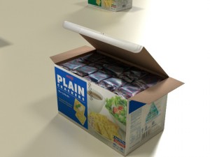 meiji cracker box blend Model 3D