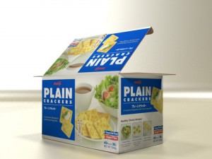 meiji cracker box blend Model 3D