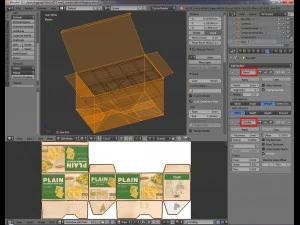 meiji cracker box blend 3D Model