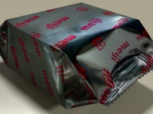 meiji cracker box blend Model 3D