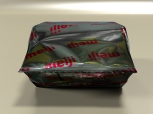 meiji cracker box blend Model 3D