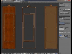 chinese art hanging wall panel blend 3D Model