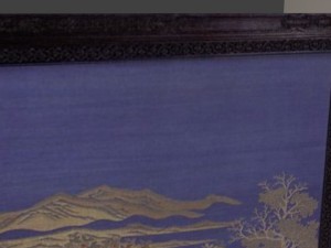 chinese tapestry and ivory artwork blend 3D Model
