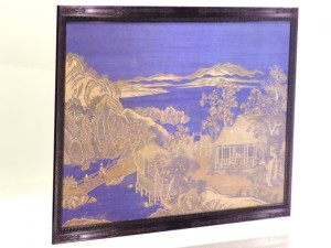 chinese tapestry and ivory artwork blend 3D Model