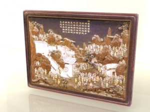 chinese tapestry and ivory artwork max Model 3D