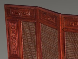 chinese folding screen max Modelo 3D