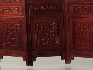 chinese folding screen max 3D Model