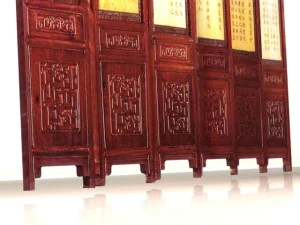 chinese folding screen max 3D Model