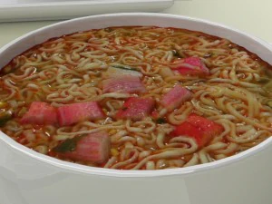 nissin cooked instant noodles blend 3D Model