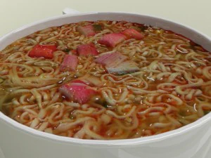 nissin cooked instant noodles blend 3D Model
