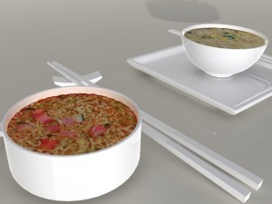 nissin cooked instant noodles max 3D Model