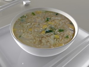 nissin cooked instant noodles max Modèle 3D