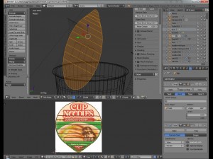 nissin instant cup noodles mc-ss blend Modèle 3D