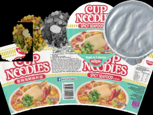nissin instant cup noodles mc-ss blend 3D Model