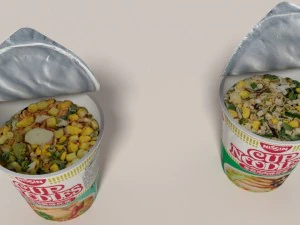 nissin instant cup noodles mc-ss blend 3D Model