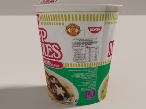 nissin instant cup noodles mc-ss blend Modèle 3D