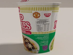 nissin instant cup noodles mc-ss blend 3D Model