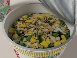 nissin instant cup noodles mc-ss blend 3D Model
