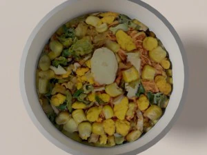 nissin instant cup noodles mc-ss blend 3D Model