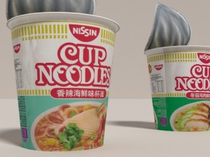 nissin instant cup noodles mc-ss blend Modèle 3D