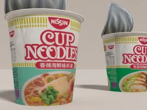 nissin instant cup noodles mc-ss blend 3D Model