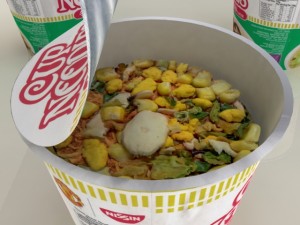 nissin instant cup noodles mc-ss max 3D Model