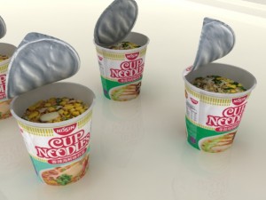 nissin instant cup noodles mc-ss max 3D Model