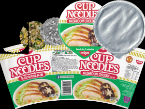 nissin instant cup noodles mc-ss max 3D Model
