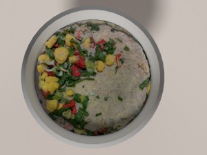 nissin instant cup noodles ky-ss blend 3Dモデル