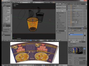 nissin instant cup noodles ky-ss blend 3Dモデル