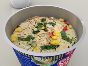 nissin instant cup noodles ky-ss max Model 3D