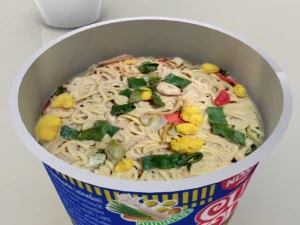 nissin instant cup noodles ky-ss max 3D Model