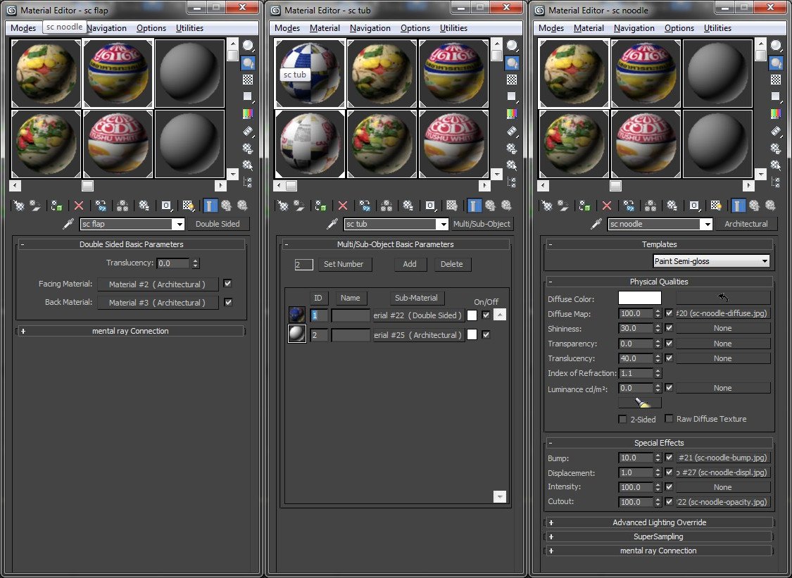 Nissin Instant Cup Noodles ky-ss Max 3D Model in ...