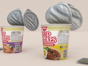 nissin instant cup noodles tbc-tys blend 3D Model