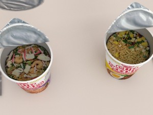 nissin instant cup noodles tbc-tys blend Model 3D