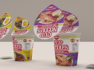 nissin instant cup noodles tbc-tys blend Model 3D